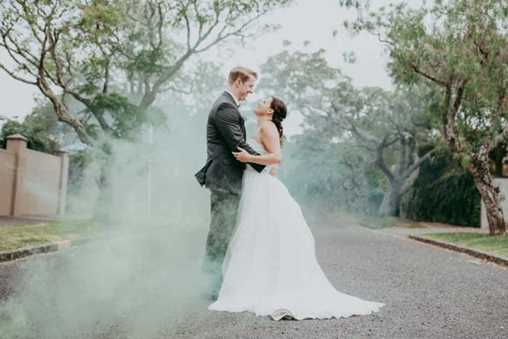 5 tips for using smoke bombs on your wedding day 1